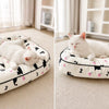 Cotton-Linen Pet Bed Mat for Dogs & Small Pets