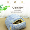 Enclosed Pet Bed with Open Entry for Cats & Dogs