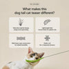 Cat Teaser Wand with Foxtail Attachments