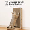 L-Shaped Vertical Kraft Paper Cat Scratcher