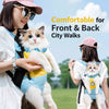 Front-Carry Pet Carrier Backpack for Cats and Small Dogs