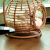 Handwoven Rattan Hanging Basket Pet Bed