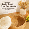 Woven Rattan Cat Bed for Cats and Small Dogs