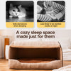 Enclosed Pet Bed with Removable Washable Design for Cats & Dogs