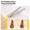 Pet Grooming Scissors Set with Thinning, Curved & Straight Shears
