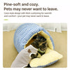 Enclosed Pet Bed with Open Entry for Cats & Dogs