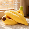 Banana-Shaped Pet Bed for Dogs & Cats
