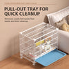 Stackable Resin Pet Crate with Toilet Tray for Indoor Use