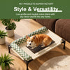 Elevated Pet Cot Bed with Removable Cushion for Dogs & Cats