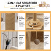 Sisal Cat Scratching Post with Climbing Tower