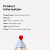 Semi-Enclosed Cotton-Linen Pet Bed Tent for Cats and Small Dogs
