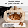 Cat Tree with Cat House, Scratching Posts & Sisal Toy