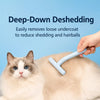 Long-and-Short Tooth Pet Grooming Rake Comb for Dogs and Cats