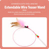 Cat Teaser Wand with Feather and Bell