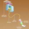 Automatic Retractable Cat Teaser Toy
