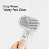 Aumuca 2-in-1 Deshedding & Detangling Brush for Cats and Dogs
