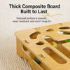 Wooden Cat Maze Toy with Scratch Pad