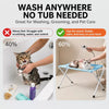 Foldable Pet Grooming Stand with Restraint Strap