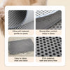 Large Double-Layer Cat Litter Mat with Cut-to-Fit Design