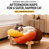 Petal-Shaped Elevated Pet Bed with Removable Washable Cover