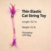 Cat Chew Rope Teaser Toy with Catnip and Feather