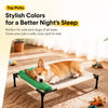 Elevated Pet Bed with Removable Cover – U- and L-Shaped