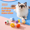 Flower Bell Ball Cat Toy with Cotton Rope