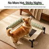 Elevated Pet Cot Bed with Removable Cushion for Dogs & Cats