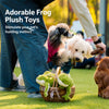 Plush Squeaky Frog Dog Toy