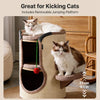 Multi-Level Sisal Barrel Cat Tree with Enclosed Cat Houses