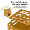 Wooden Cat Maze Toy with Scratch Pad