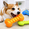 Double-Layer Squeaky Bone Chew Toy for Large Dogs