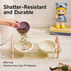 Double Pet Bowl Set with Slow-Feed Design and Splash Control