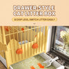 Multi-Level Cat Cage with Litter Box