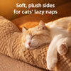 Enclosed Pet Bed with Removable Washable Design for Cats & Dogs