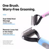 Double-Sided Detangling Comb for Cats & Dogs