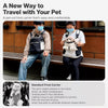 Breathable Front-Carry Pet Carrier Bag for Cats and Small Dogs