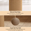 Sisal Cat Scratching Post with Climbing Tower