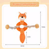 Plush Squeaky Dog Toy with Playful Animal Character Design