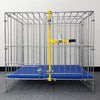 Heavy-Duty Galvanized Steel Dog Kennel for Indoor & Outdoor Use