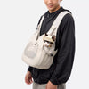 Breathable Canvas Pet Carrier Backpack for Cats and Dogs