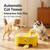 Interactive Electric Whack-a-Mole Cat Toy with Feather Teaser