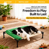 Elevated Pet Bed with Removable Cover – U- and L-Shaped