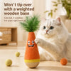 Self-Righting Cat and Puppy Toy for Interactive Play