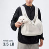 Breathable Canvas Pet Carrier Backpack for Cats and Dogs