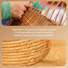Woven Rattan Cat Bed for Cats and Small Dogs