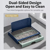 Plastic Dog Potty Tray with Wall, Wire Grid, and Drawer