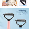 Pet Grooming Comb for Dogs and Cats – Detangling & Loose Hair Removal