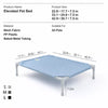 Elevated Pet Bed with Steel Frame and Washable Fabric