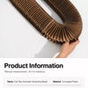 Foldable Accordion Cat Scratcher with Bell – Kraft Paper Cat Toy
